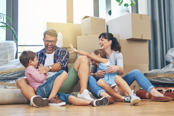 woman checking off packing list